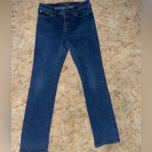Lauren Jeans Co By Ralph Lauren SZ 6 Classic Straight Leg Womens Blue Jeans